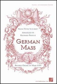 German Mass SATB Singer's Edition cover Thumbnail